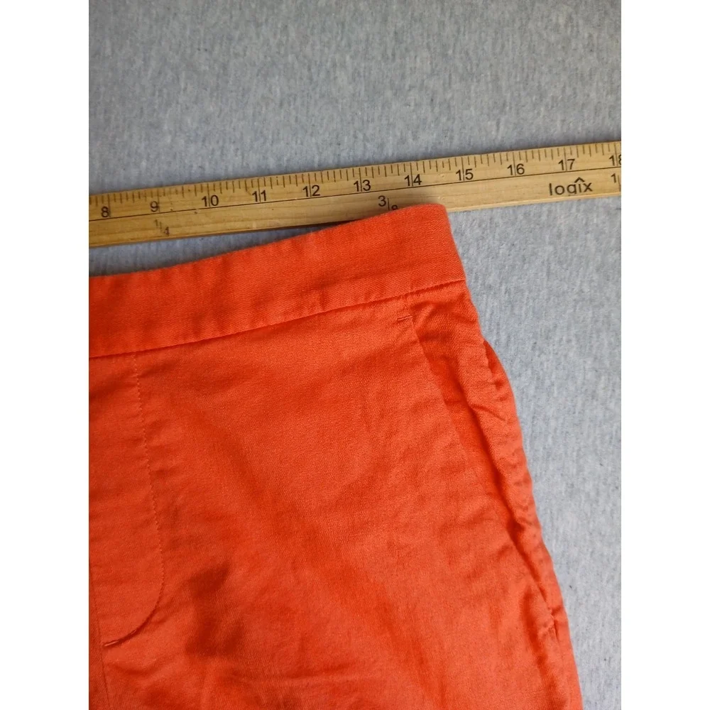 Banana Republic Pants Small Linen Wide Leg Resort Beach Cruise Boho Coral